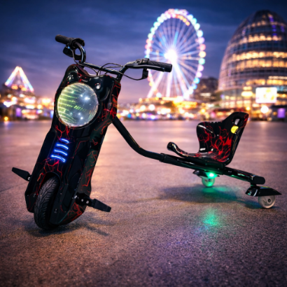 صورة سكوتر كهربائي ممتع بتصميم قوي